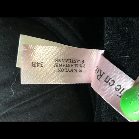 Black bustier lingerie from La Vie En Rose - Picture 4 of 4